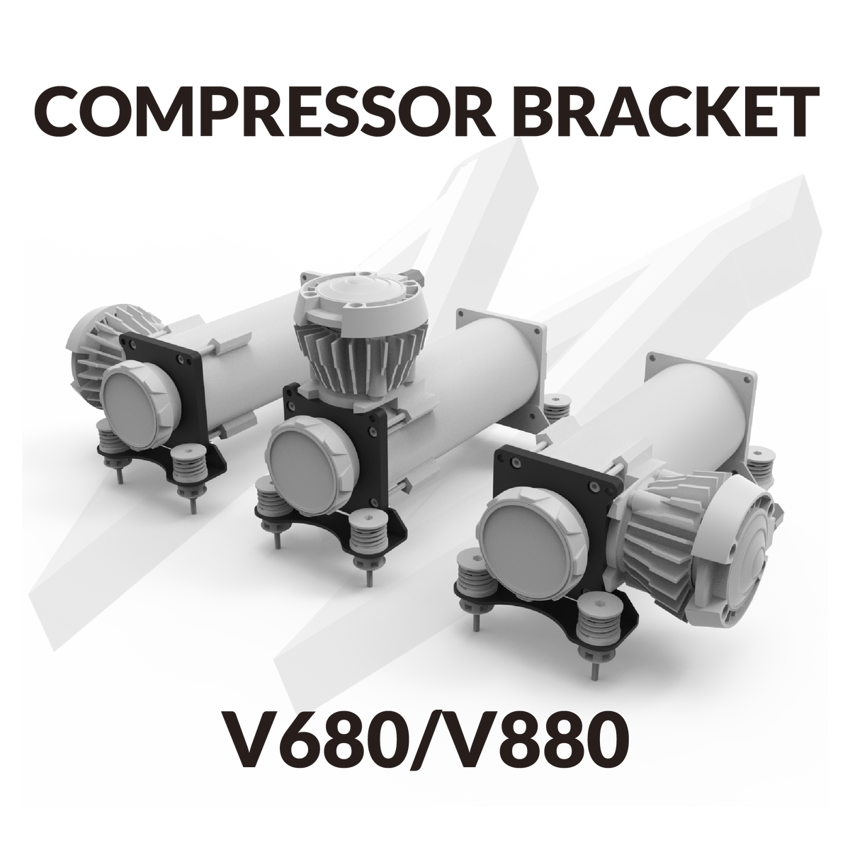 V680/V880 Compressor Sideways Mount
