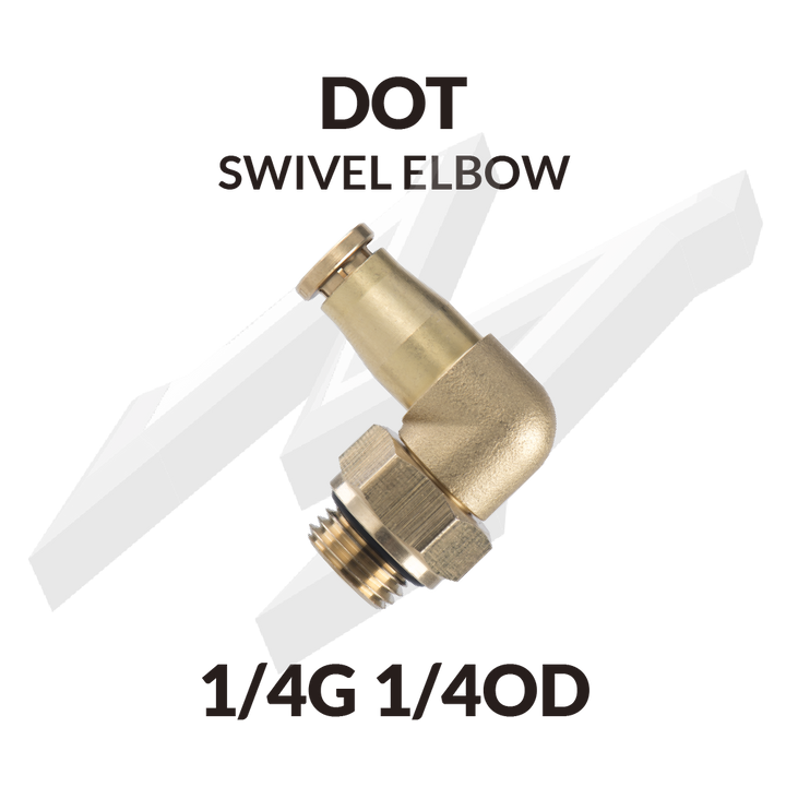 DOT Swivel Elbow 1/4G 1/4OD