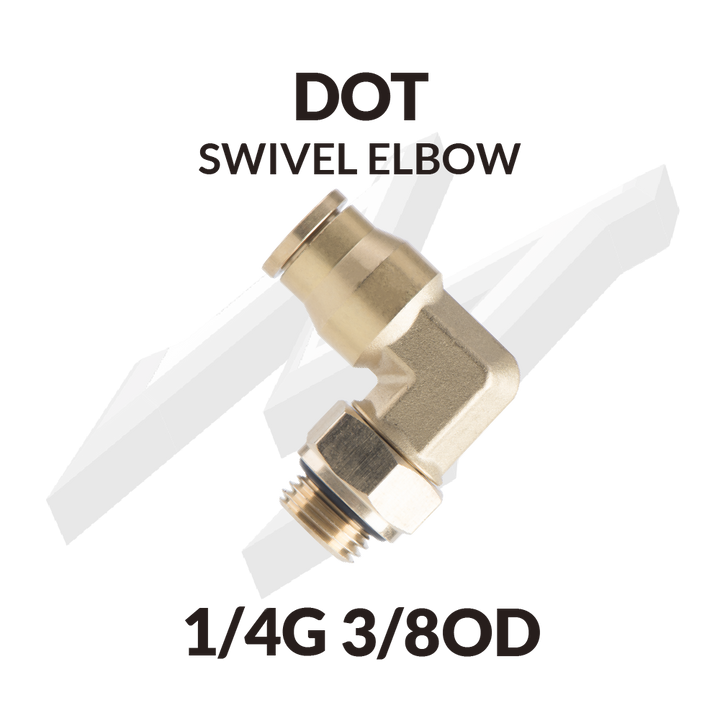 DOT Swivel Elbow 1/4G 3/8OD