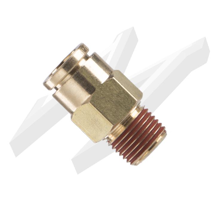 DOT Male Connector 1/8NPT 1/4OD